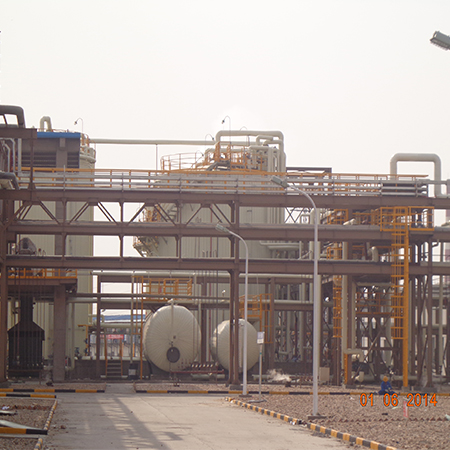 上海梅山股份有限公司三加壓區域管道鋼結構防腐工程
